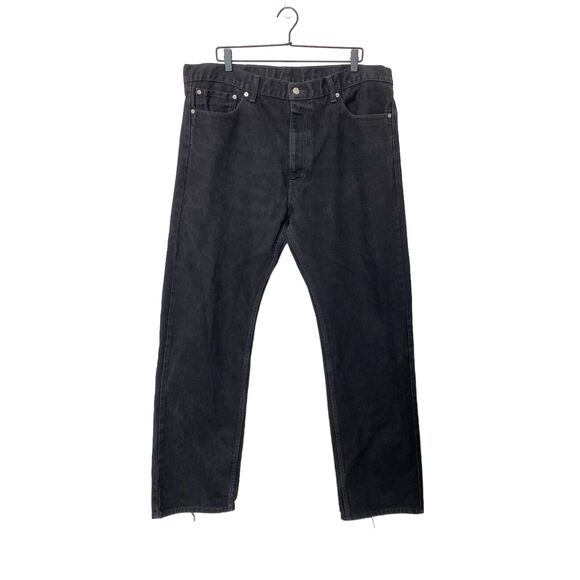 Levi's Other - Levi's 505 Jeans Mens Size W40 L 34 Black Straight Relaxed Fit 32" Inseam
